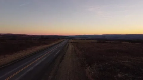 Sun set hill Stock Footage 264364638