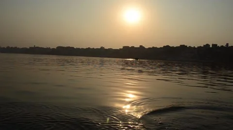 Sun set - Indian ocean Stock Footage 46102402