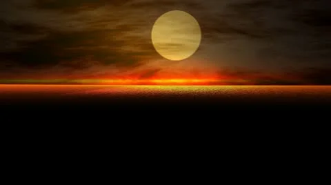 Sun Set Logo Stock After Effects