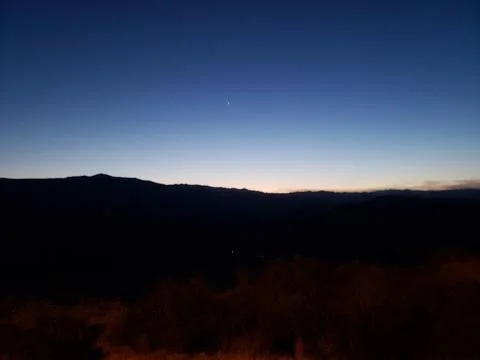 Sun Set Nevada 写真素材