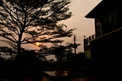 Sun set Stock Photos