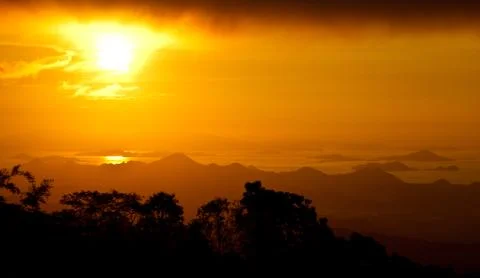 Sun set Stock Photos