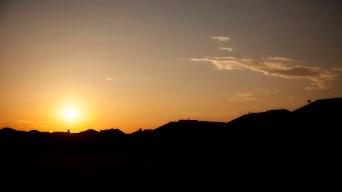 Sun set Stock Photos