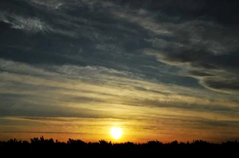 Sun set Stock Photos