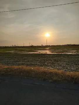 Sun set Stock Photos