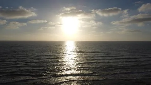 Sun Set at Sea Foto stock