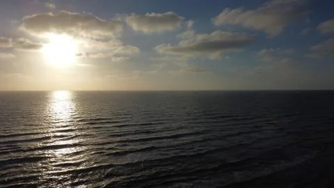 Sun Set at Sea Foto stock