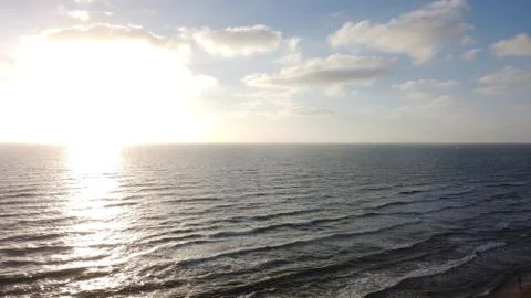 Sun Set at Sea Foto stock