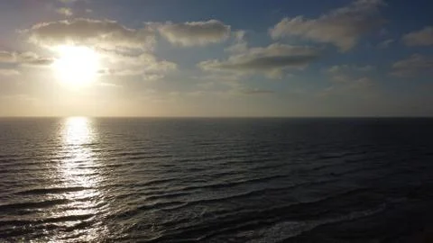 Sun Set at Sea Foto stock