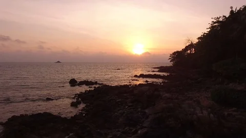 Sun set sky Video stock 108478178