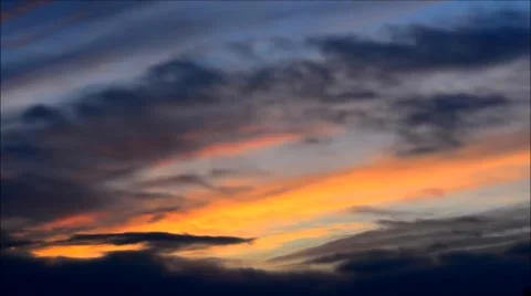 Sun set time lapse. Stock Footage 44936343