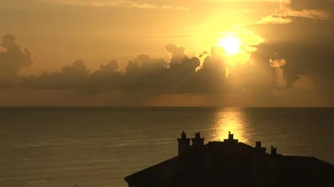 SUN SET TIMELAPSE Stock Footage 7735470