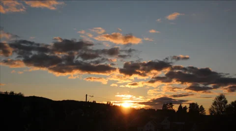 Sun set timelapse Video stock 36648891