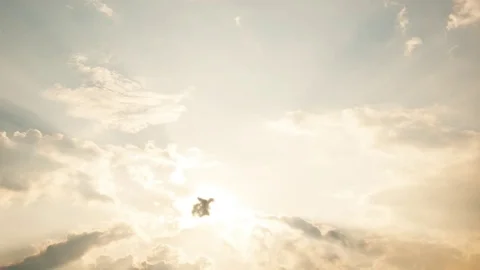 Sun Set Timelapse Stock Footage 96249327