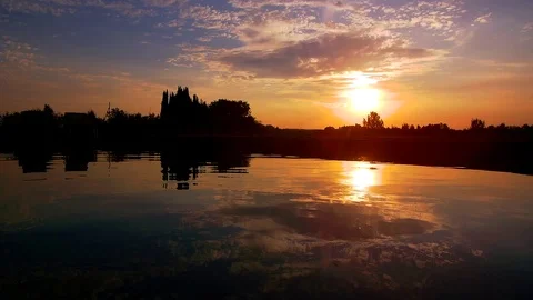 Sun set timelapse Stock Footage 114796055