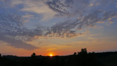 Sun set timelapse Stock Footage 114796080