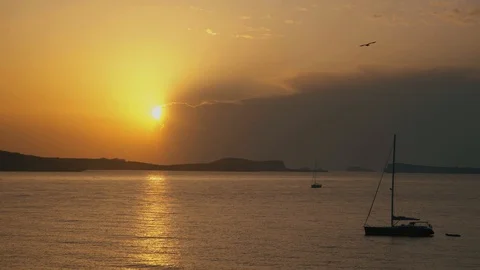 Sun set timelapse Ibiza Spain Stock-Footage 124779801