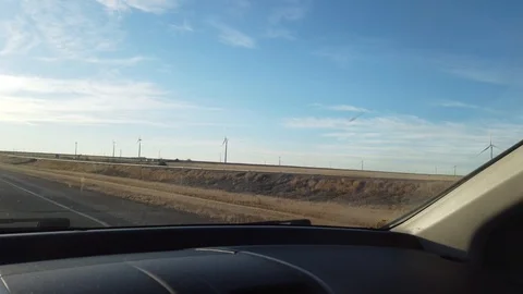 Sun Set with Wind Turbines Stock Footage 125409839