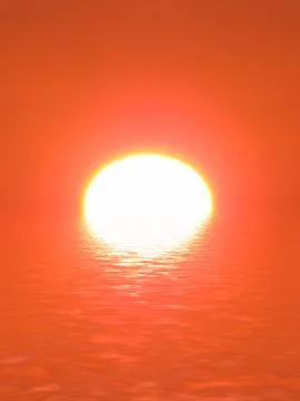 As the sun sets Stock Illustration