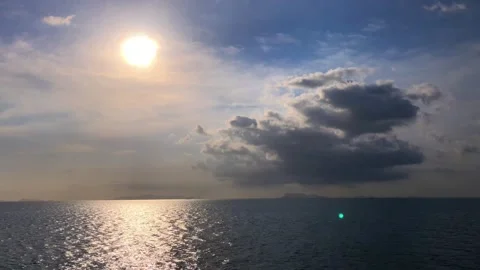 The sun is setting on the Andaman Sea.2 Stock Footage 152980166