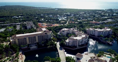 Sun setting on Key Biscayne Stock Footage 172162764
