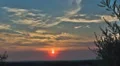 Sun setting over the horizon - Time lapsed HD 影片