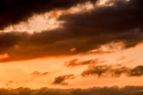 The Sun Setting in the Sea Stock Photos