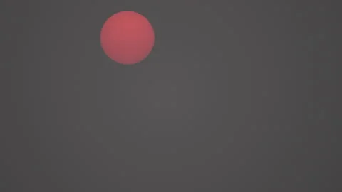 Sun setting in a smog 스톡 동영상 157558386