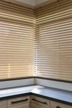 Sun shading shutters. Stock Photos