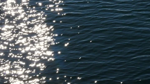 Sun shimmers on the sea. Stock Footage 88272714