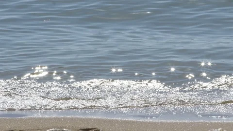 The sun shines on the beach. Stock Footage 74959853