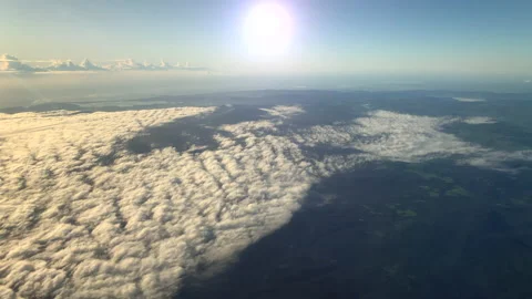 The sun shines down on the Earth Stock Footage 158785478