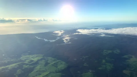 The sun shines down on the Earth Stock Footage 159041853