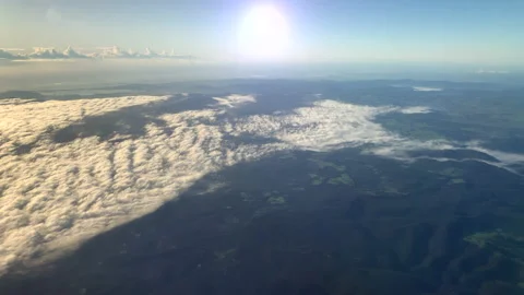 The sun shines down on the Earth Stock Footage 159050883