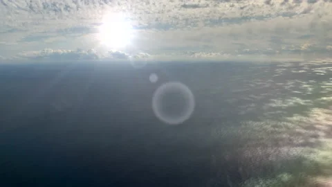 The sun shines down on the Earth Stock Footage 159051194