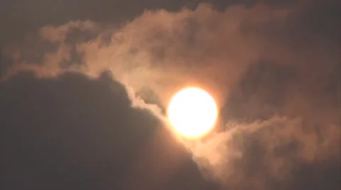 THE SUN SHINES ON A VOLCANO Stock Footage 51233123