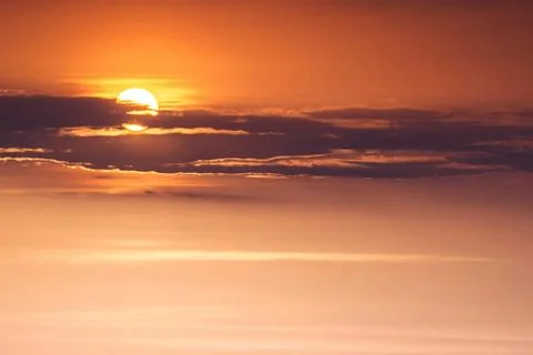 The sun is shining brightly. Stock Photos