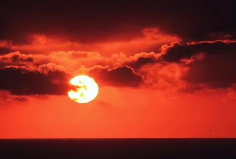 The sun is shining brightly. Foto stock