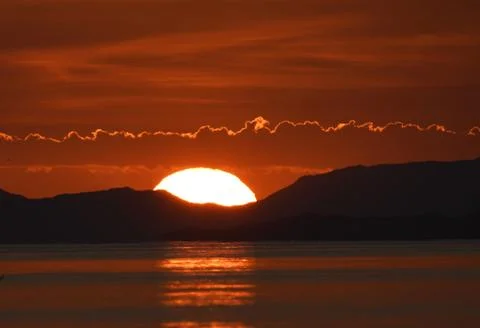 The sun is shining brightly. Stock Photos