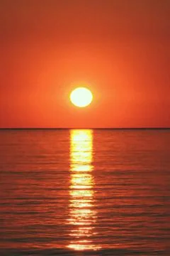 The sun is shining brightly. Stock Photos