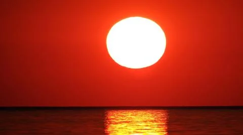 The sun is shining brightly. Stock Photos