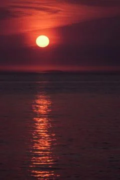 The sun is shining brightly. Foto stock