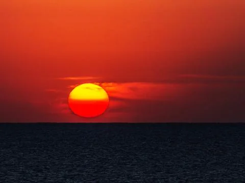 The sun is shining brightly. Stock Photos