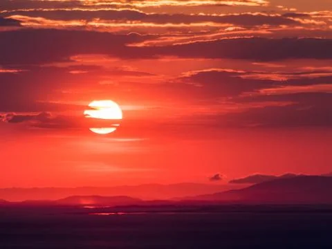 The sun is shining brightly. Stock Photos