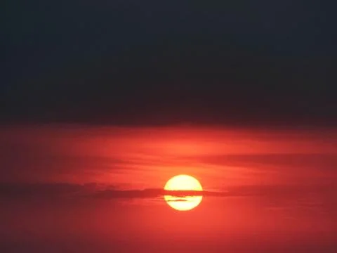 The sun is shining brightly. Foto stock