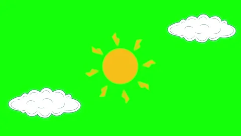 Sun Shining Motion Graphic Overlay Video stock 341328790