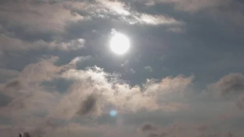 Sun Shining Over Snow Covered Field 스톡 동영상 84653633