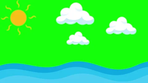 Sun Shining with Over Transparent Background Animation Stock Footage 341337475