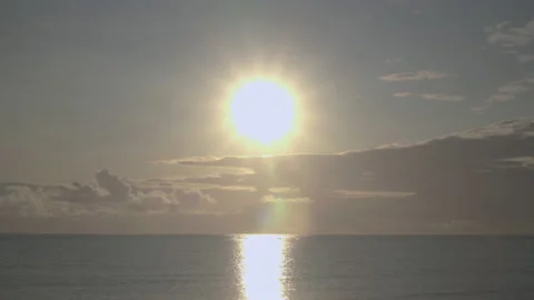 Sun Shining on The Sea Stock Footage 170479322