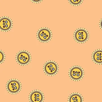 Sun shining smile character vector seamless pattern Stock Illustration